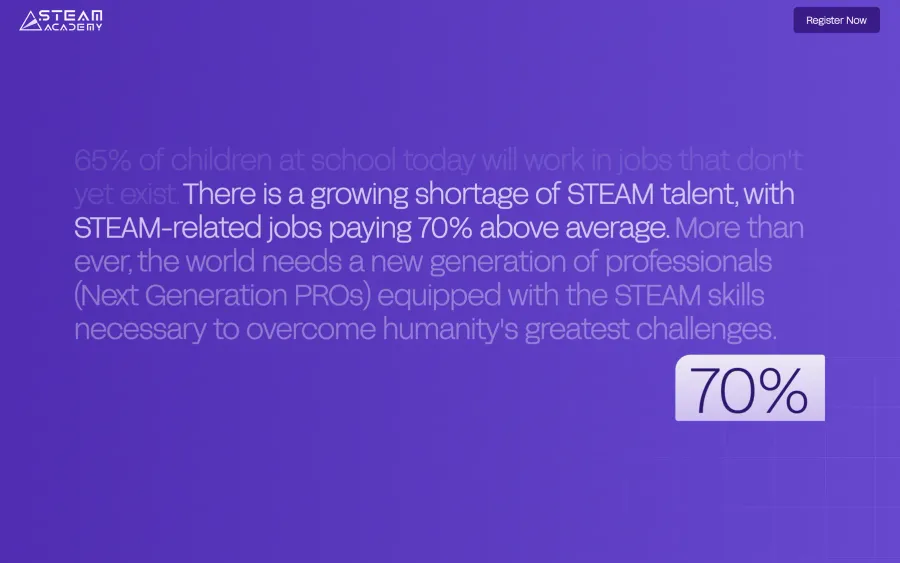 Why STEAM matters, in one statement