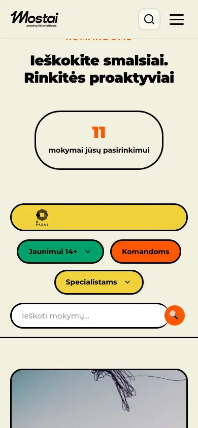Mostai on a phone