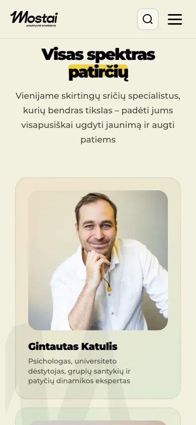 Mostai on a phone